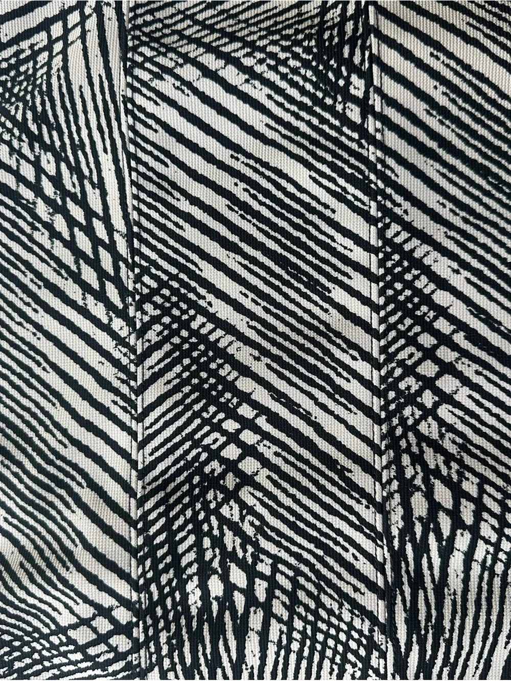 Alfani Black and White Patterned Midi Skirt - Picture 3 of 6